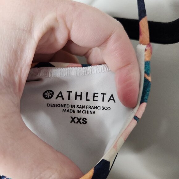 ATHLETA Desert Geo Print Cutout One Piece Swim Suit - Picture 4 of 8